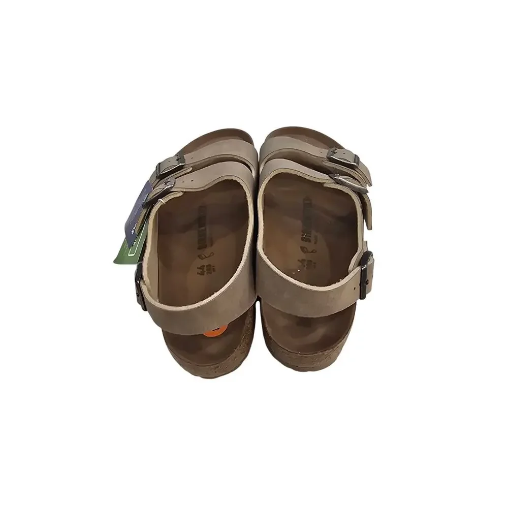 Birkenstock Arizona Taupe Sandals Mens Size 11 Soft Footbed Comfort Slides